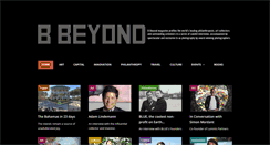 Desktop Screenshot of bbeyondmagazine.com